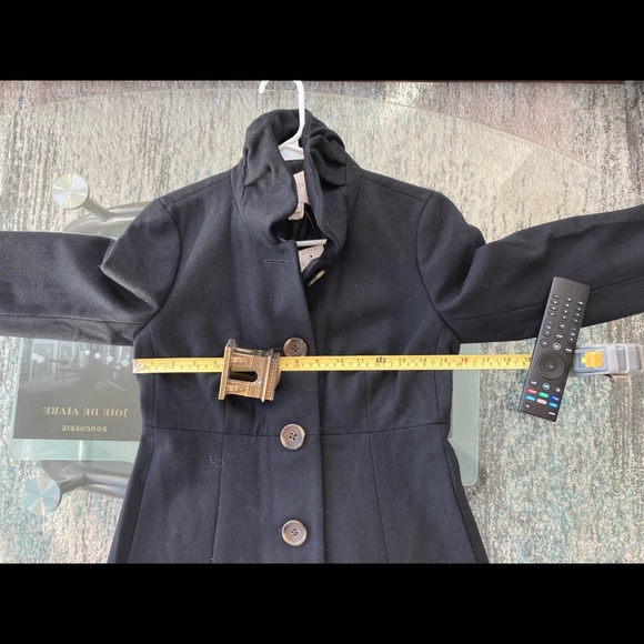 Stylish black wool J Crew factory coat. - Picture 8 of 8